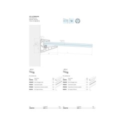 Kit la pensilina per vetro 8+8 Logli Massimo Saint Gobain