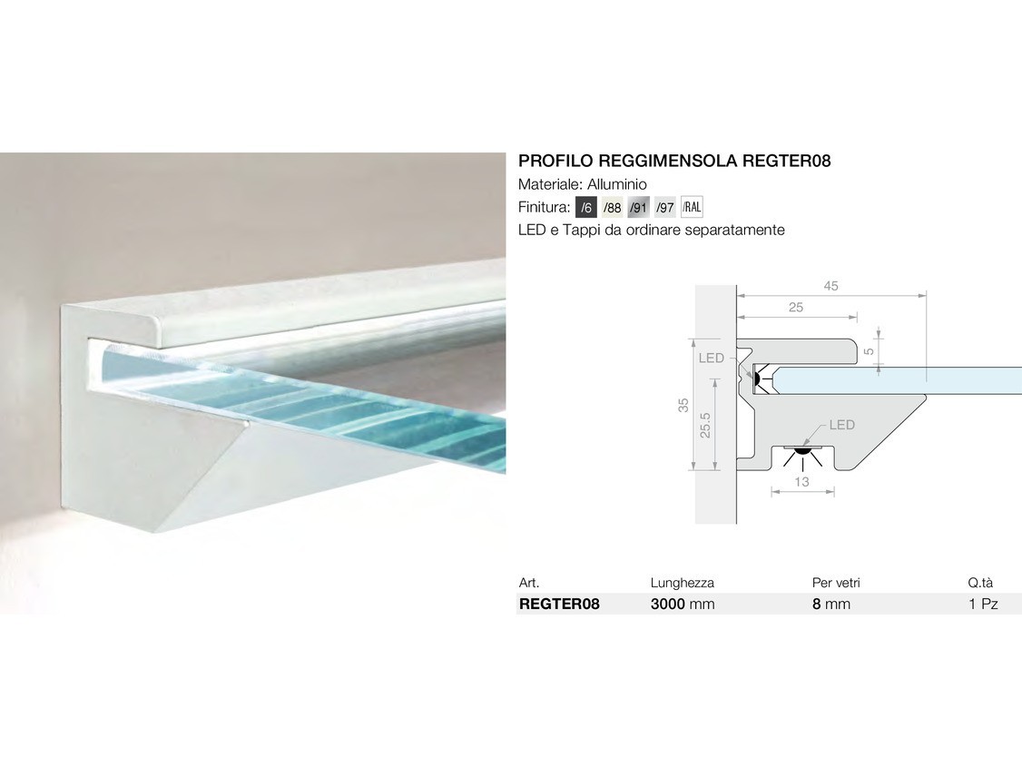 Profilo reggimensola regter08 Logli Massimo Saint Gobain