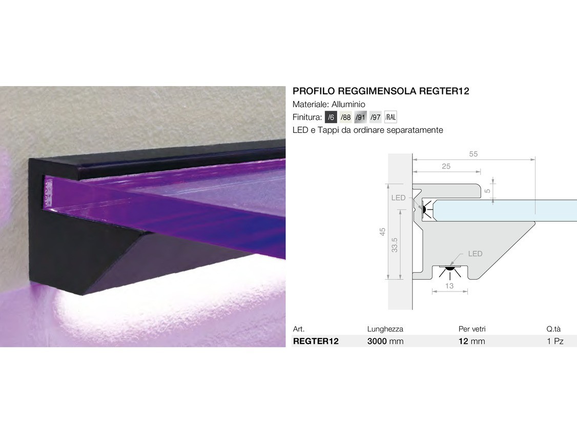 Profilo reggimensola regter12 Logli Massimo Saint Gobain