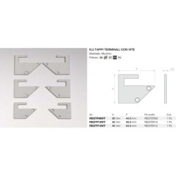 N.2 tappi terminali con...