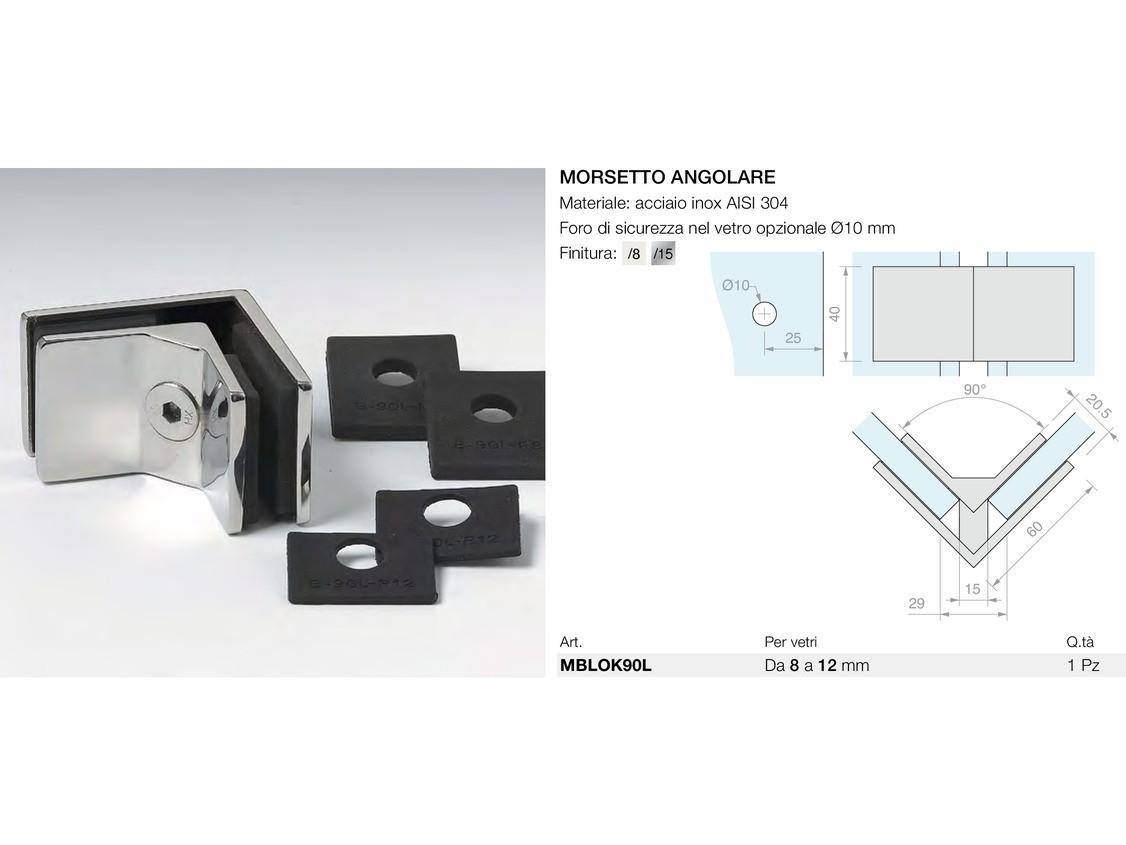 Morsetto angolare Logli Massimo Saint Gobain