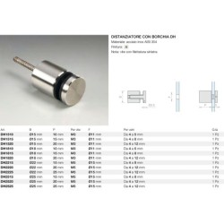 Distanziatore con borchia...