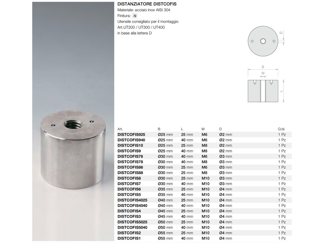 Distanziatore distcofis Logli Massimo Saint Gobain