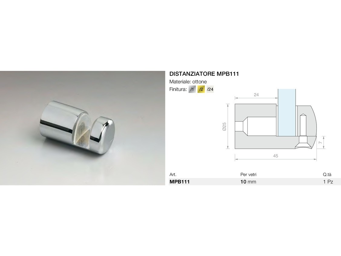 Distanziatore mpb111 Logli Massimo Saint Gobain