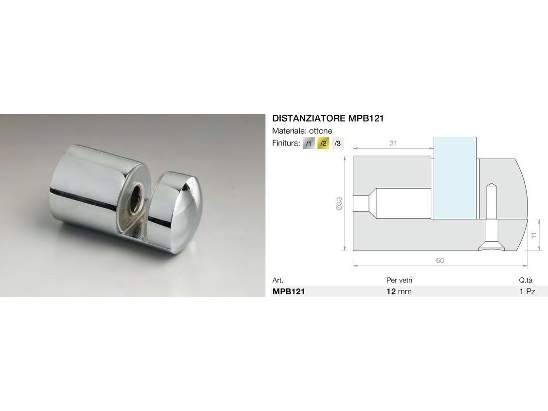 Distanziatore mpb121 Logli Massimo Saint Gobain