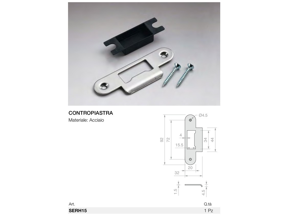 Contropiastra Logli Massimo Saint Gobain