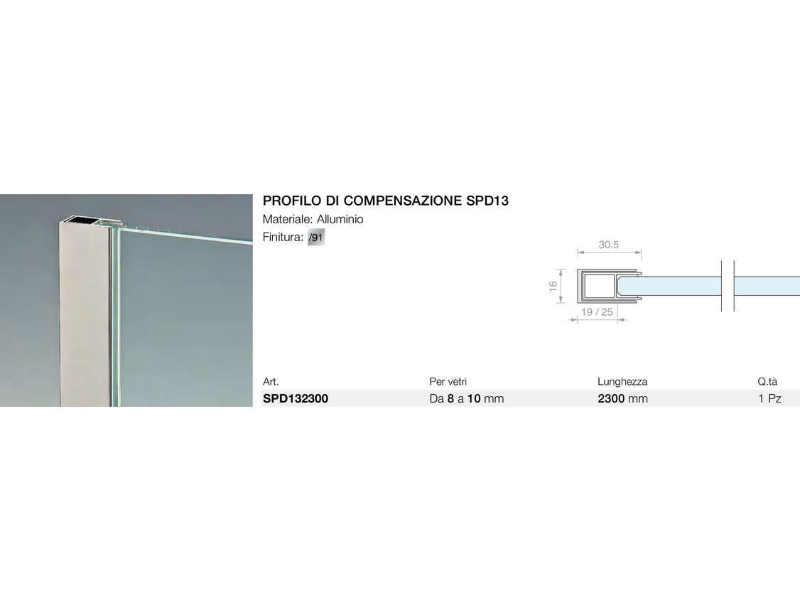 Profilo di compensazione spd13 Logli Massimo Saint Gobain