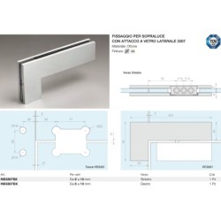 Fissaggio per sopraluce con...