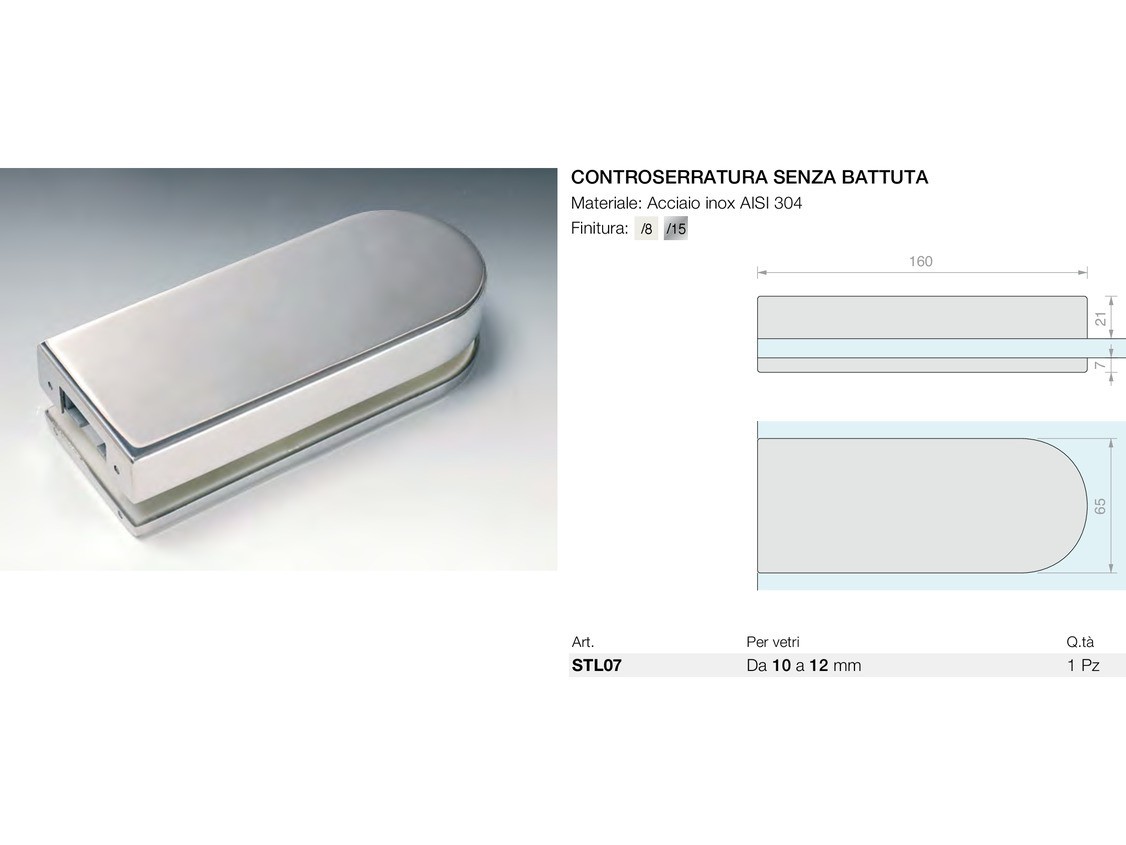 Controserratura senza battuta Logli Massimo Saint Gobain