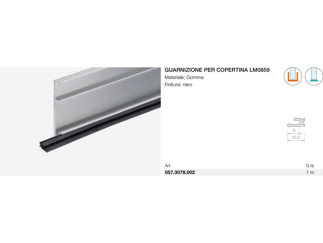 Guarnizione per copertina lm0859 Logli Massimo Saint Gobain