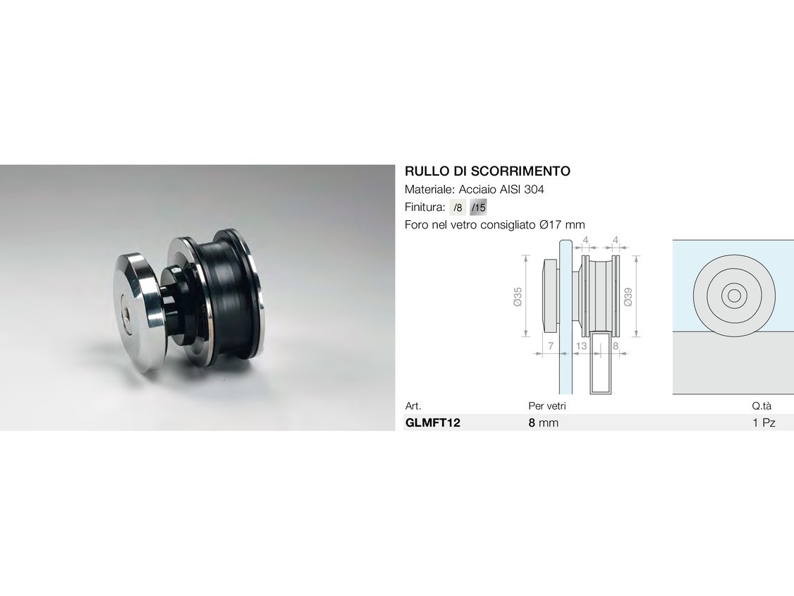 Rullo di scorrimento Logli Massimo Saint Gobain