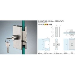 Chiusura con pomello e serratura Logli Massimo Saint Gobain