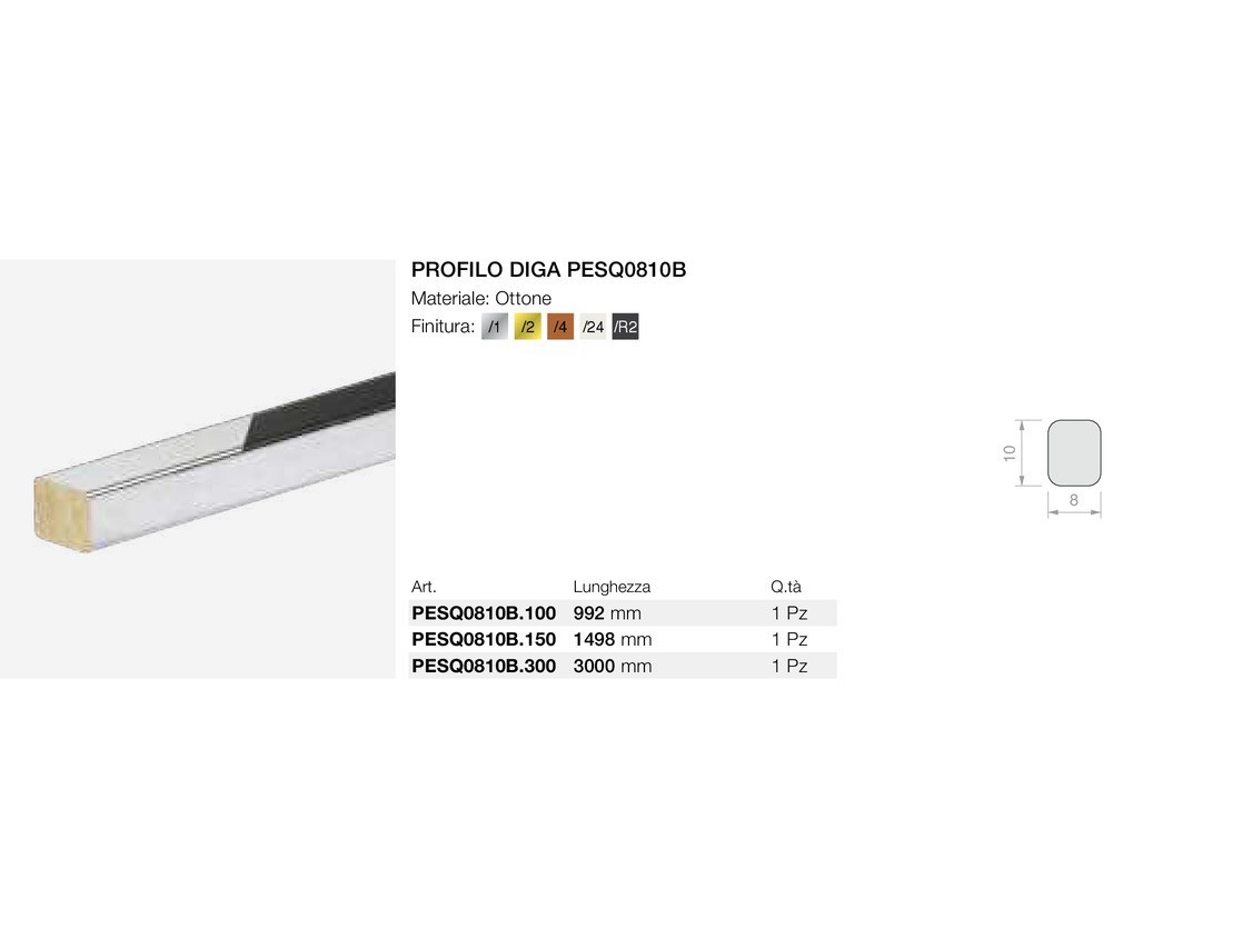 Profilo diga pesq0810b Logli Massimo Saint Gobain