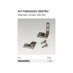 Kit fissaggio destro Logli...