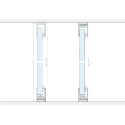 Profilo a scatto preforato profix Logli Massimo Saint Gobain