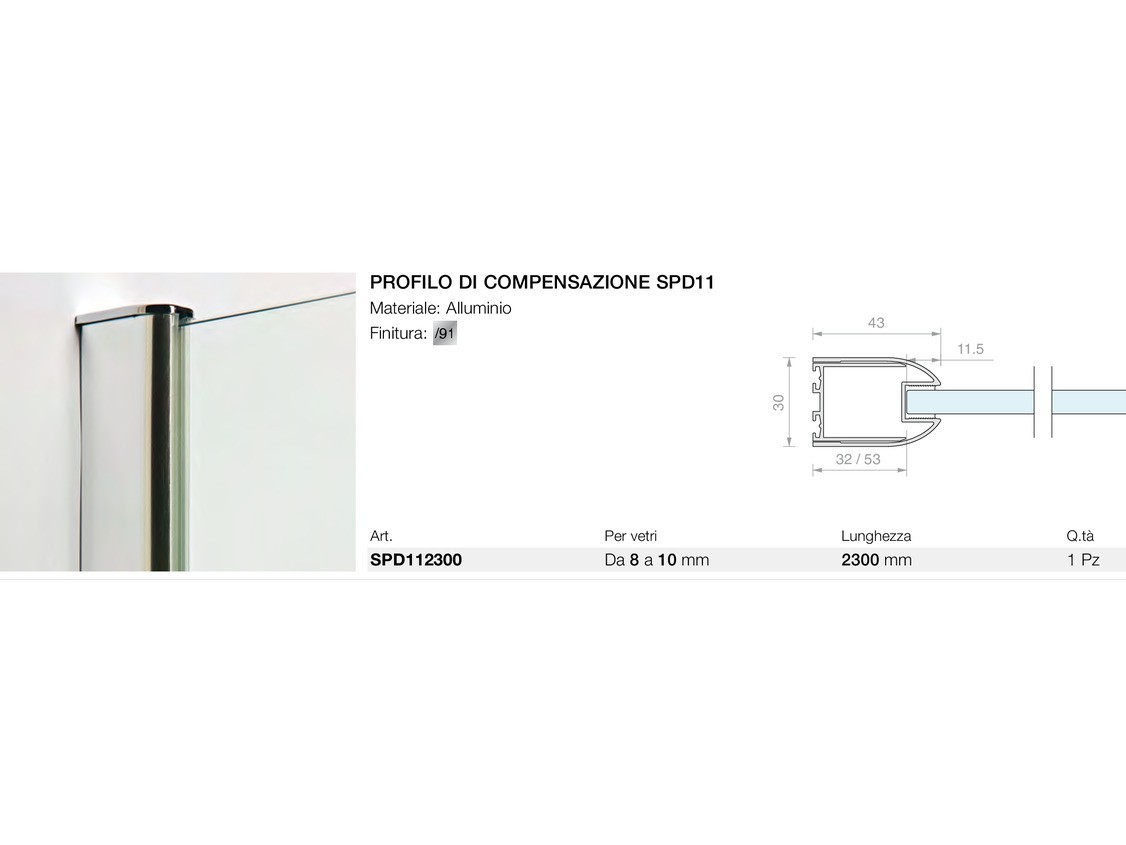 Profilo di compensazione spd11 Logli Massimo Saint Gobain