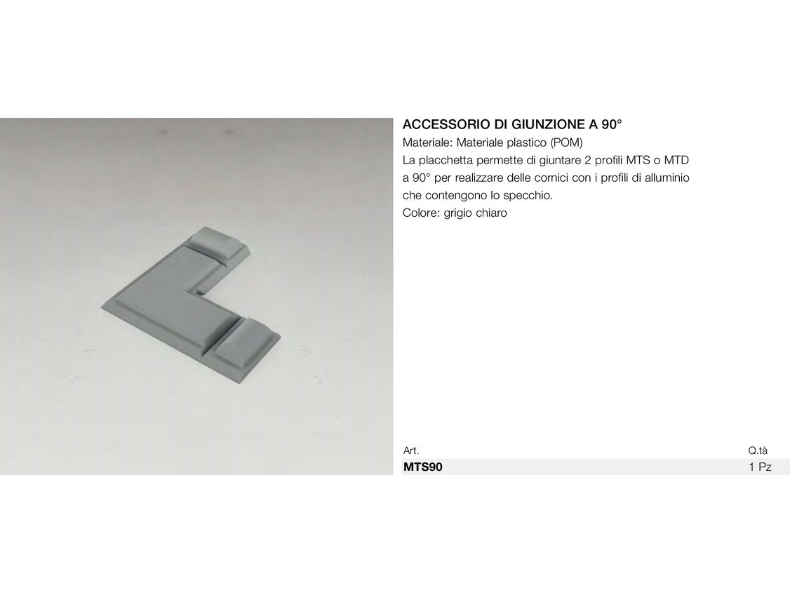 Accessorio di giunzione a 90° Logli Massimo Saint Gobain