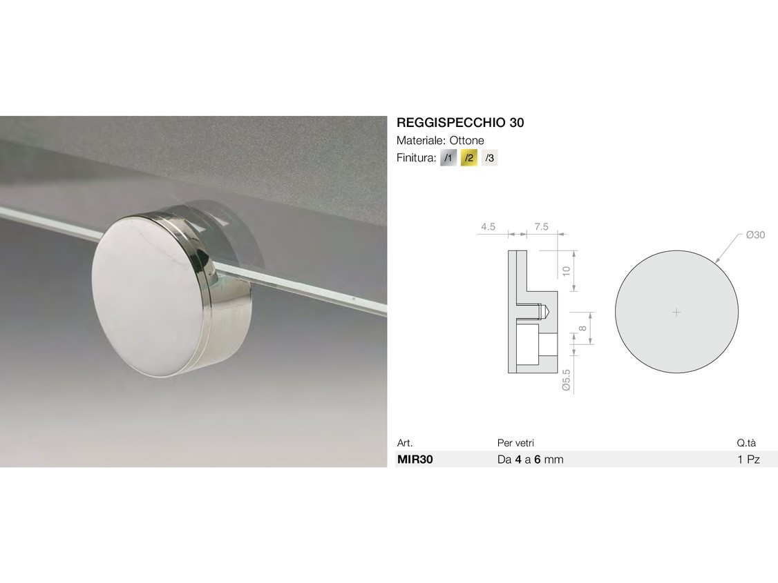 Reggispecchio 30 Logli Massimo Saint Gobain