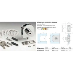 Serratura stondata sermax...