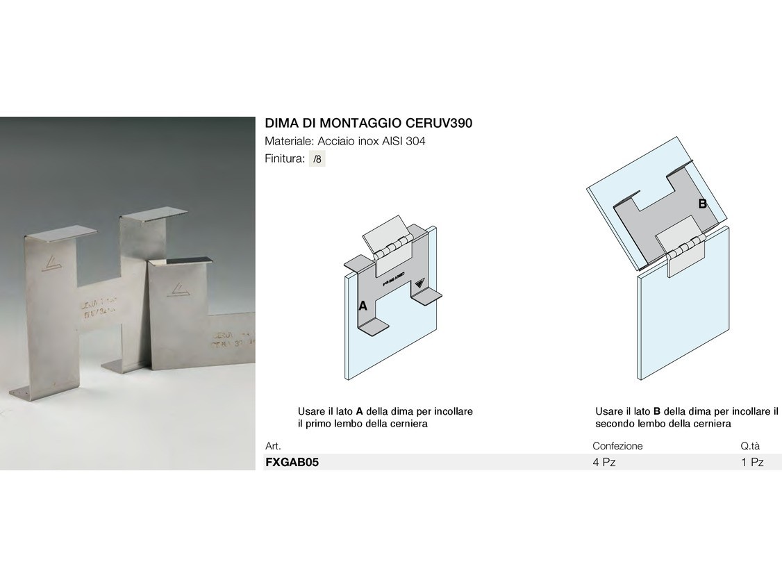 Dima di montaggio ceruv390 Logli Massimo Saint Gobain