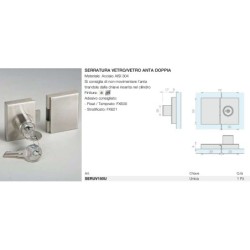 Serratura vetro/vetro anta doppia Logli Massimo Saint Gobain